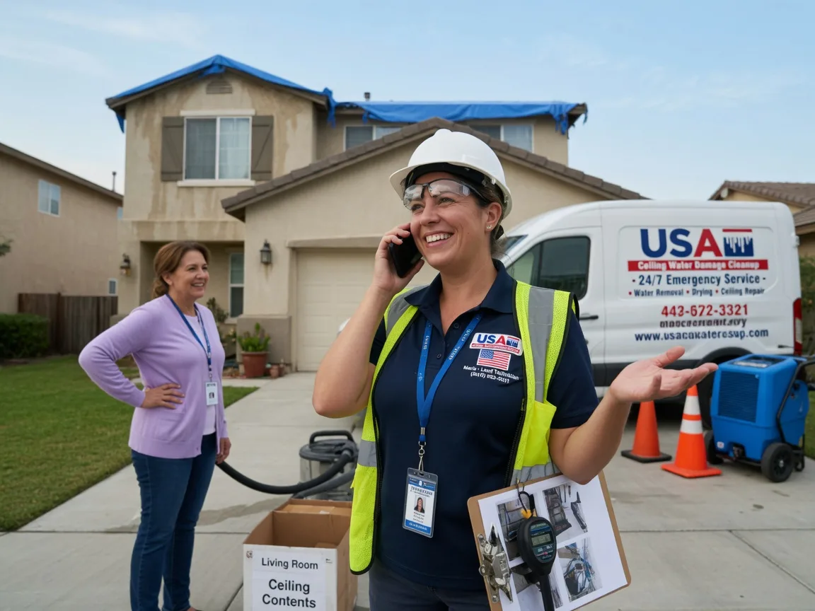 Ceiling Water Damage Restoration De Land, IL FAQs